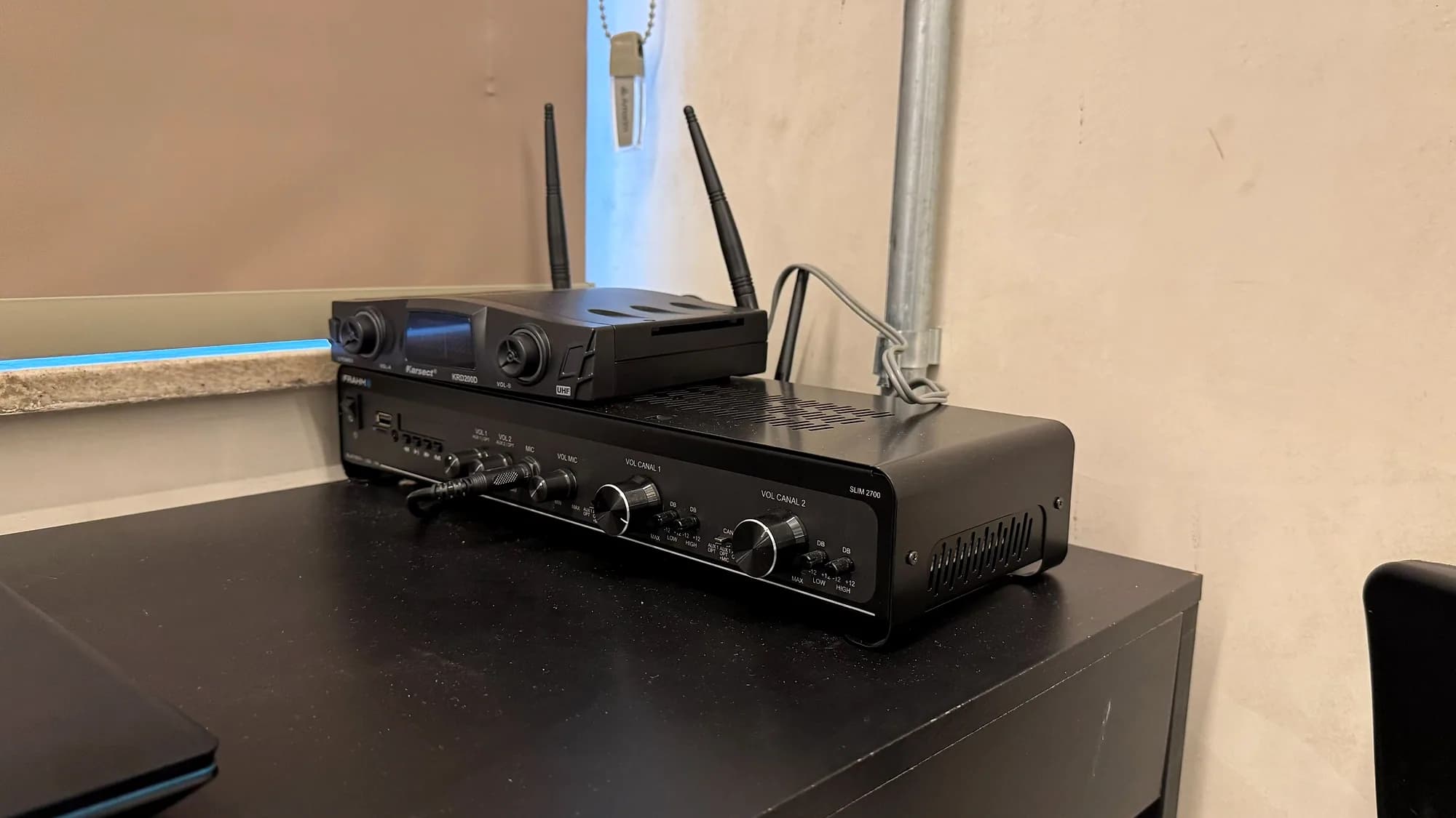Auditório · equipamento de som