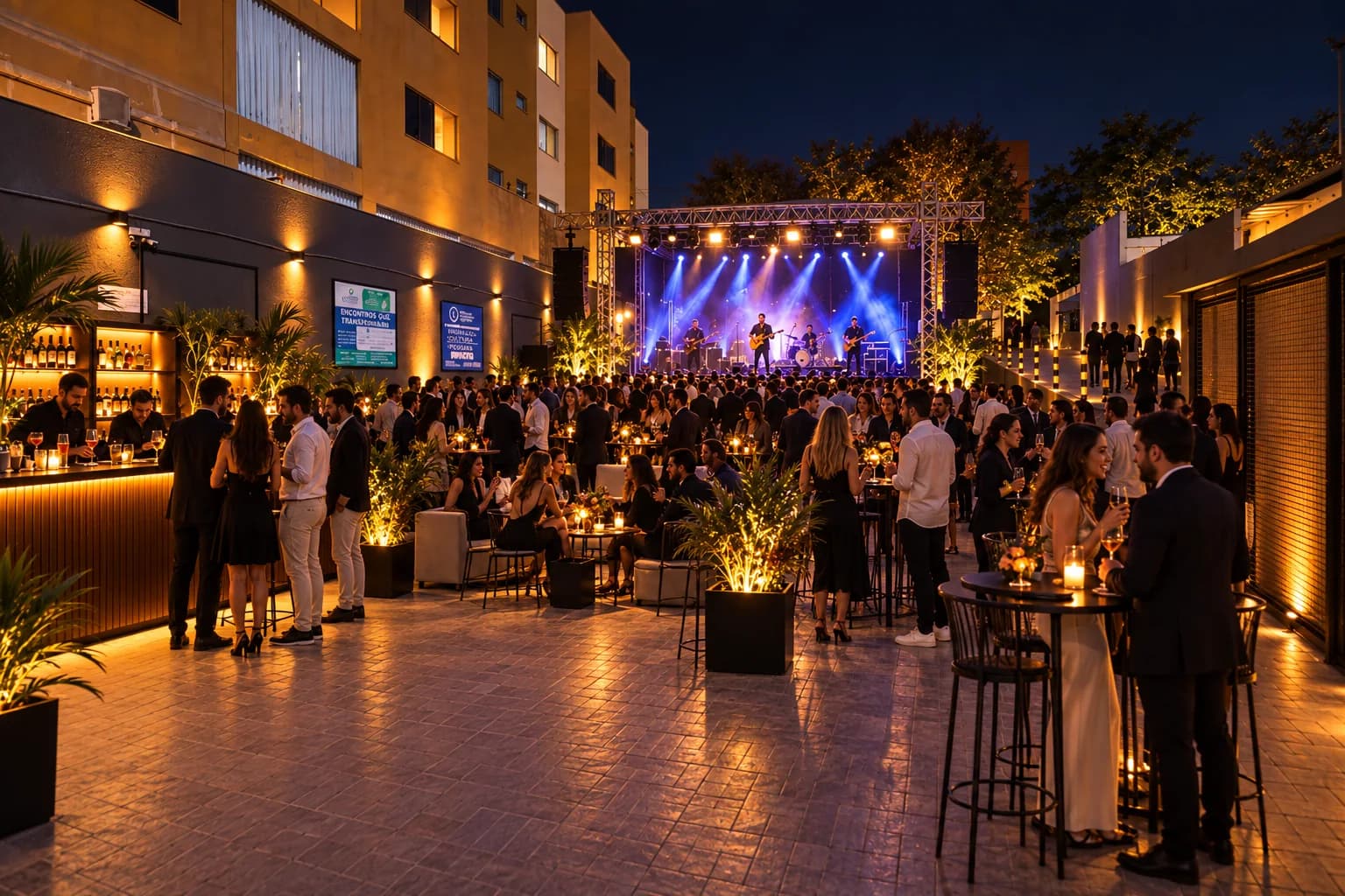 Área de eventos · show